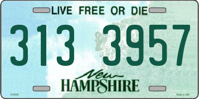 NH license plate 3133957