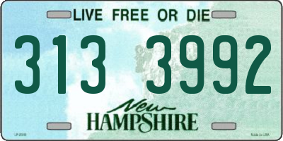 NH license plate 3133992