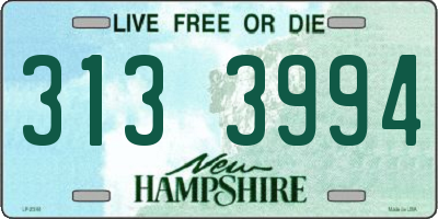NH license plate 3133994