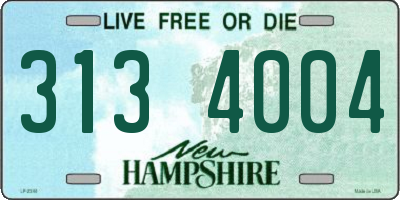 NH license plate 3134004