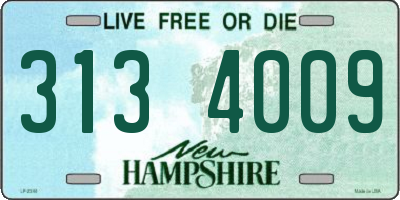 NH license plate 3134009