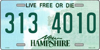 NH license plate 3134010