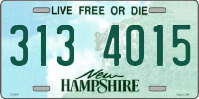 NH license plate 3134015
