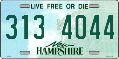 NH license plate 3134044