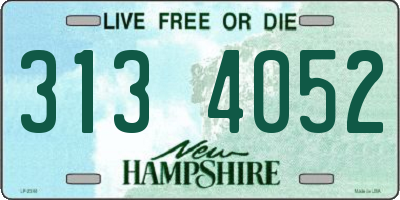 NH license plate 3134052
