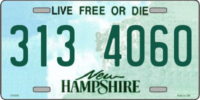 NH license plate 3134060