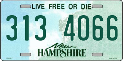 NH license plate 3134066