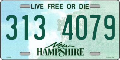NH license plate 3134079