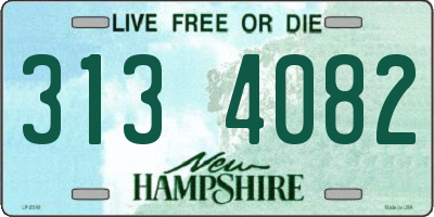 NH license plate 3134082
