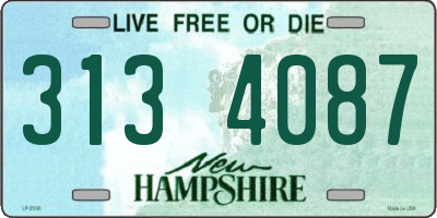 NH license plate 3134087