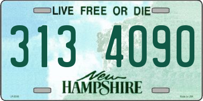 NH license plate 3134090