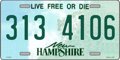 NH license plate 3134106