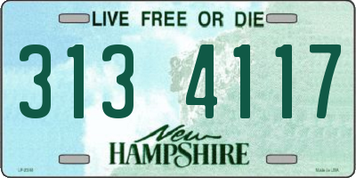 NH license plate 3134117