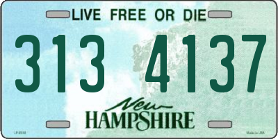 NH license plate 3134137