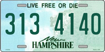 NH license plate 3134140