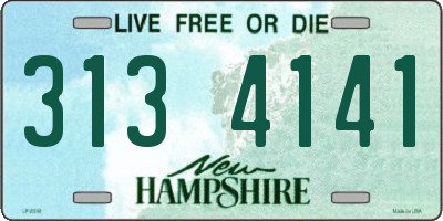 NH license plate 3134141