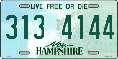 NH license plate 3134144