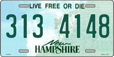 NH license plate 3134148