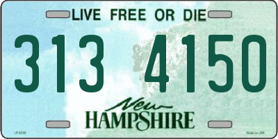 NH license plate 3134150