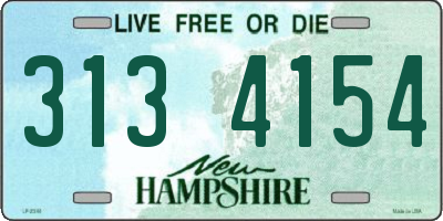 NH license plate 3134154