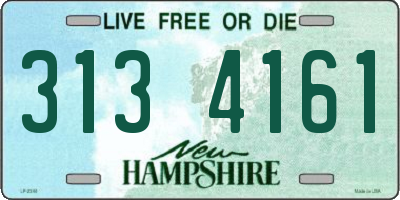 NH license plate 3134161
