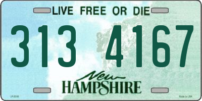 NH license plate 3134167