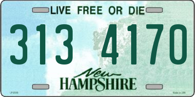 NH license plate 3134170
