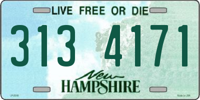 NH license plate 3134171