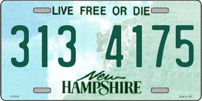 NH license plate 3134175