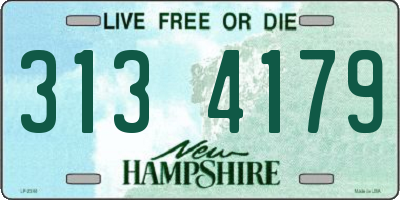 NH license plate 3134179