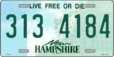 NH license plate 3134184