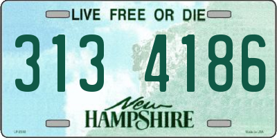NH license plate 3134186