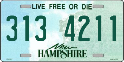 NH license plate 3134211