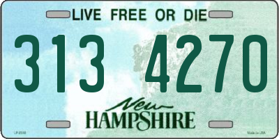 NH license plate 3134270