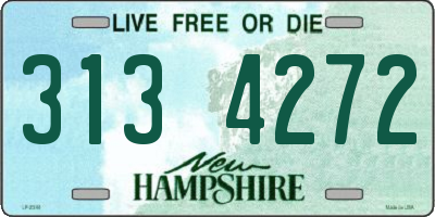 NH license plate 3134272