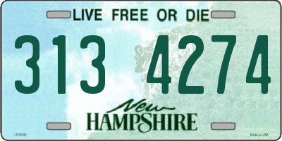 NH license plate 3134274