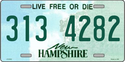 NH license plate 3134282