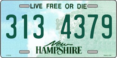 NH license plate 3134379