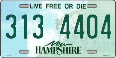NH license plate 3134404