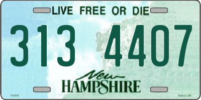 NH license plate 3134407