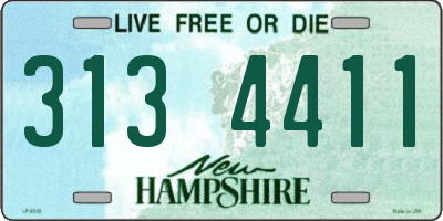 NH license plate 3134411