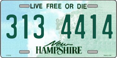 NH license plate 3134414