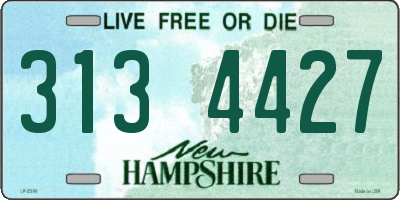 NH license plate 3134427