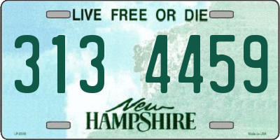 NH license plate 3134459