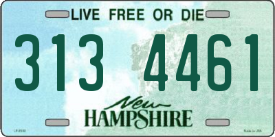 NH license plate 3134461
