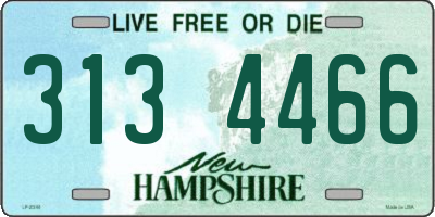 NH license plate 3134466