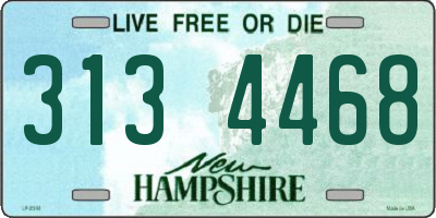 NH license plate 3134468