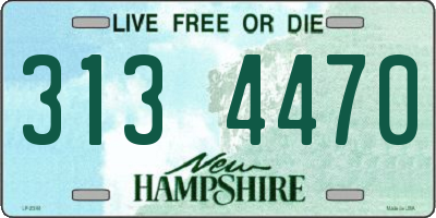 NH license plate 3134470