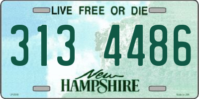 NH license plate 3134486