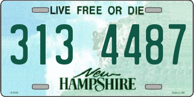NH license plate 3134487